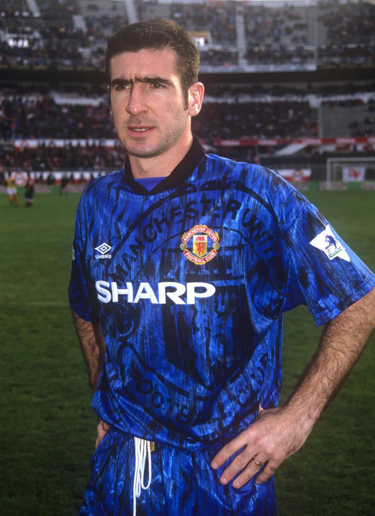 MAN UTD 1992/93 AWAY X CANTONA