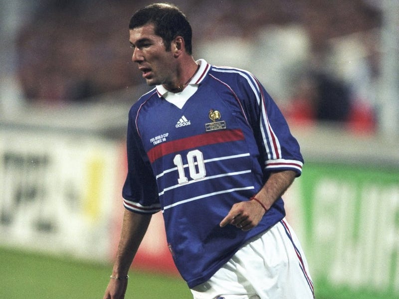 FRANCE 1998 HOME X ZIDANE