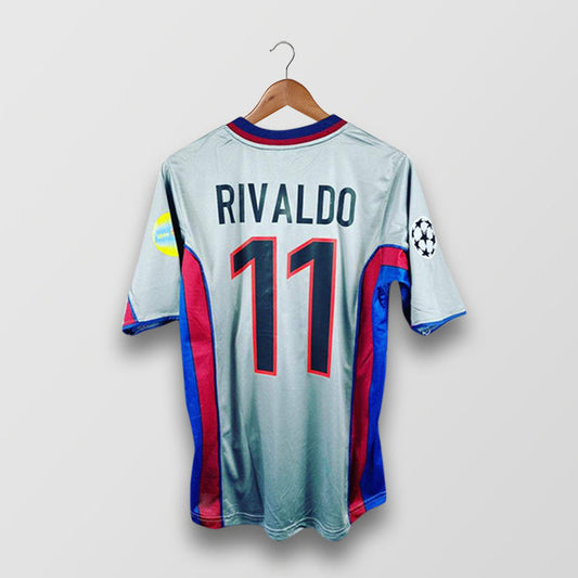 BARCELONA 1999/01 AWAY X RIVALDO