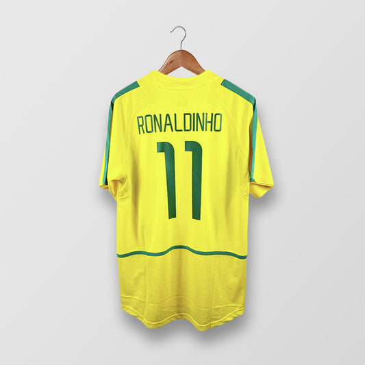 BRAZIL 2002 HOME X RONALDINHO